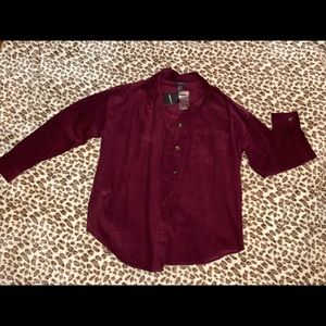 Corduroy button up